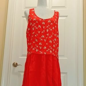 Cooperative orange bird dress